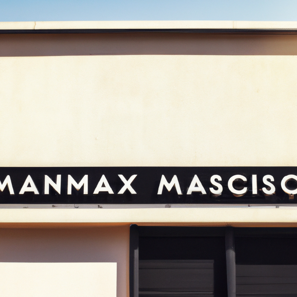 Fachada del estudio en Madrid con señal minimalista